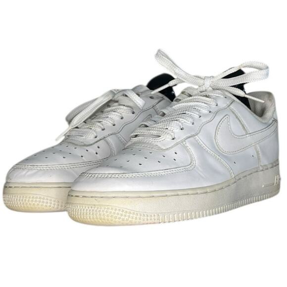 Womens Nike Air Force 1 Low '07 DD8959-100 Leather Athletic Shoes Size 8.5 White - Picture 2 of 6